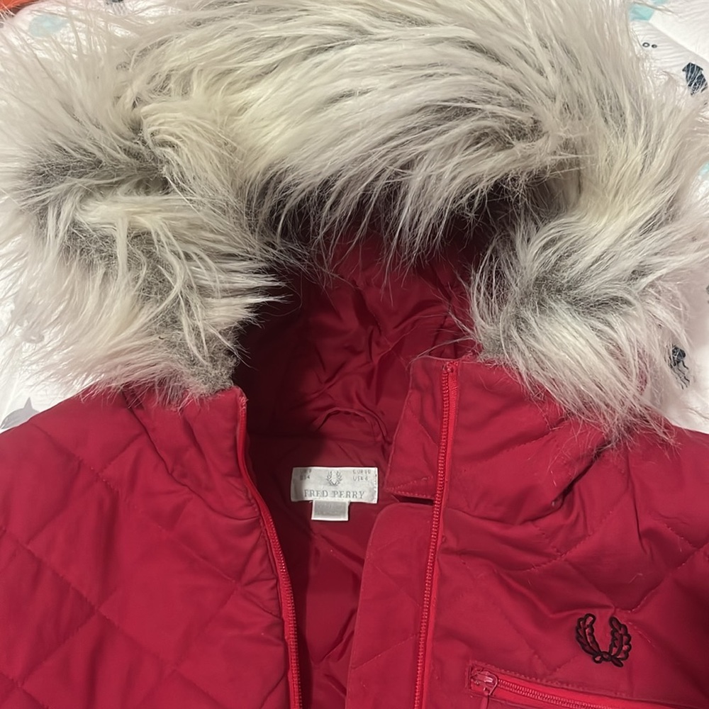 RARE Fred Perry quilted jacket